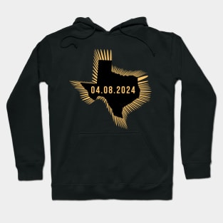 solar eclipse Texas Hoodie